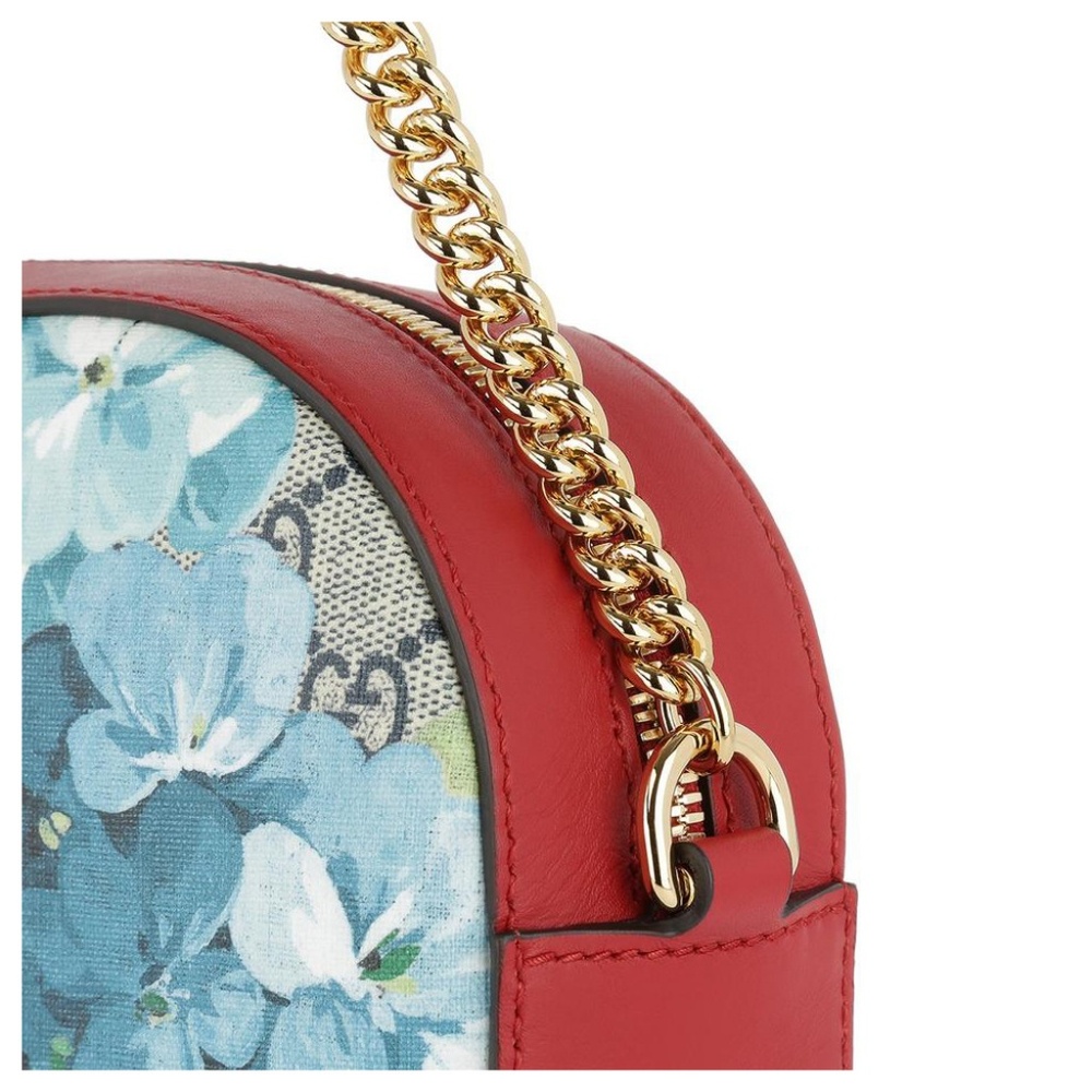 Gucci Beige/Red Canvas/Leather Blooms 409535 Blue - Picture 5 of 7
